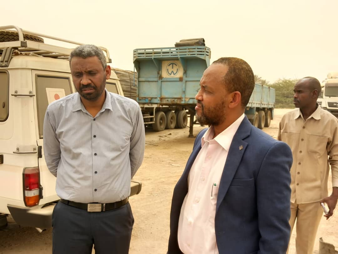 سيارة لبداية إنطلاق مشروع الإسعاف القومي والإحالة في السودان          